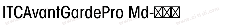 ITCAvantGardePro Md字体转换